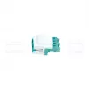 LogiLink NK0031 Keystone LC dvipusis daugiamodis OM3/OM4 šviesolaidinis sujungiklis, akvamarinas