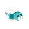 LogiLink NK0031 Keystone LC dvipusis daugiamodis OM3/OM4 šviesolaidinis sujungiklis, akvamarinas