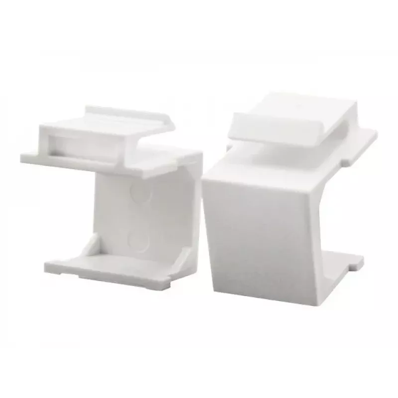 LogiLink NK0090 Keystone tuščias įdėklas, baltas, 10 vnt.