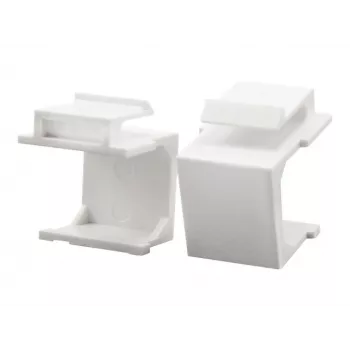 LogiLink NK0090 Keystone tuščias įdėklas, baltas, 10 vnt.