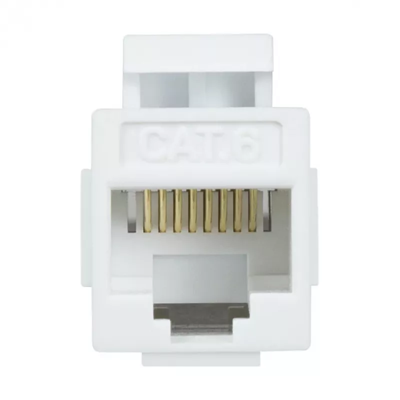 LogiLink NK4012W Cat.6 UTP Keystone movimas, 2x RJ45, baltas