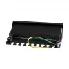 LogiLink NP0017B Patch Panel – 8 prievadų Cat6 STP, Montuojamas ant sienos / po stalu, Juoda