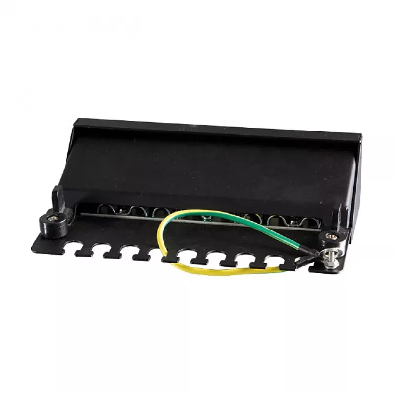 LogiLink NP0017B Patch Panel – 8 prievadų Cat6 STP, Montuojamas ant sienos / po stalu, Juoda