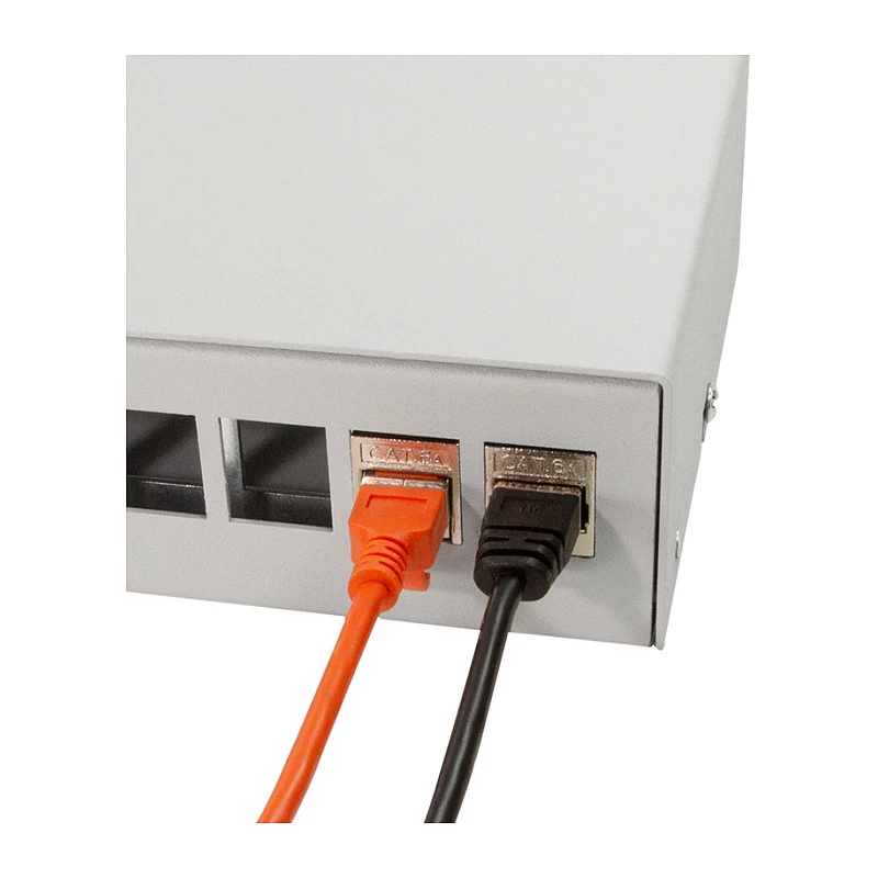 LOGILINK NP0094 Konsolidavimo taško dėžutė, 12 prievadų, montavimui ant stalo/sienos/DIN bėgelio, šviesiai pilka