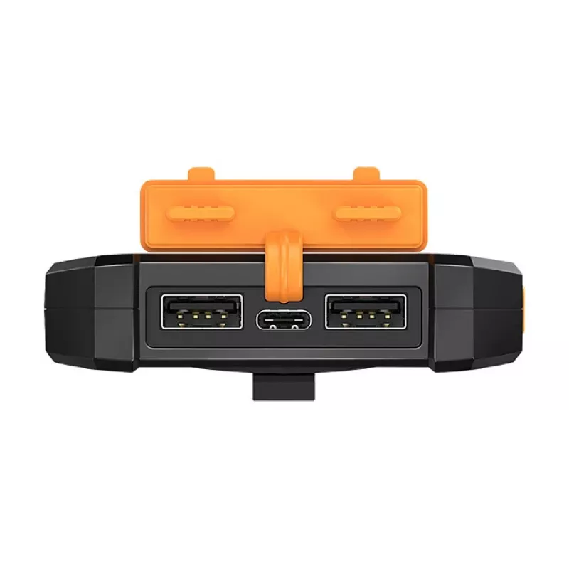 LogiLink PA0321 Saulės energijos powerbankas 6000 mAh su USB-C, IP65, juodas