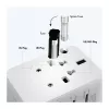 LOGILINK PA0357 USB-A/C kelioninis įkroviklis, 70 W GaN, 4 prievadai, 2x USB-A (QC), 2x USB-C (PD), plonas, baltas
