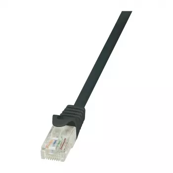 LOGILINK pataisos kabelis Cat.5e U/UTP 1,50 m juodas