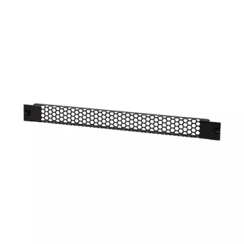 LogiLink PN110B 19 inch 1U ventiliuojamas stelažo skydas, juodas RAL 9005