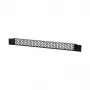 LogiLink PN110B 19 inch 1U ventiliuojamas stelažo skydas, juodas RAL 9005