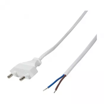 LogiLink maitinimo laidas CEE 7/16 į atvirą galą baltas 1.5 m