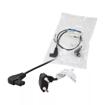 LogiLink maitinimo laidas Europlug CEE 7/16 į IEC C7 0,75 m juodas
