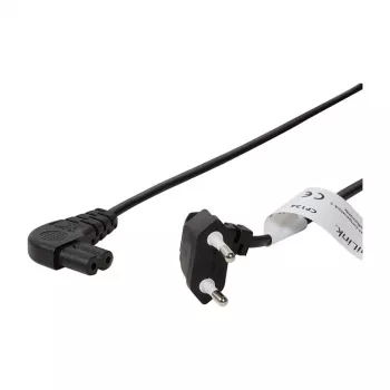 LogiLink maitinimo laidas Europlug CEE 7/16 į IEC C7 0,75 m juodas