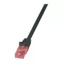 LogiLink PrimeLine Cat.6 U/UTP neekranuotas varinis pataisos kabelis, RJ45, 1,5 m, juodas