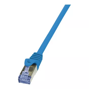 LogiLink PrimeLine Cat.6A S/FTP Patch Cable, 0,25 m, mėlyna