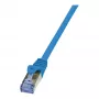 LogiLink PrimeLine Cat.6A S/FTP Patch Cable, 0,25 m, mėlyna