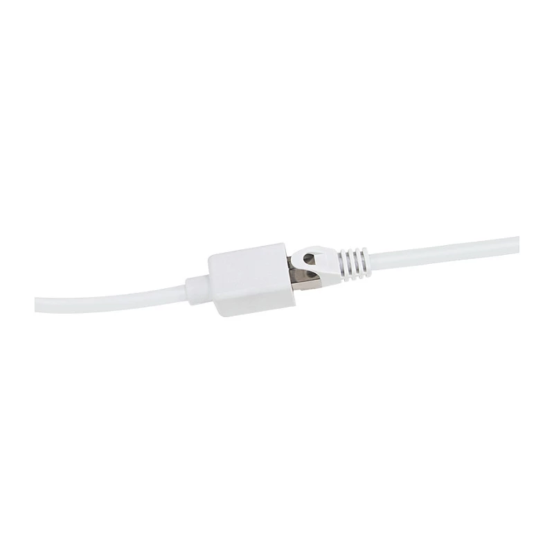 LogiLink Professional CAT 6a S/FTP Patch ilginamasis kabelis, RJ-45 kištukas į lizdą, 1 m, baltas, LSZH, Snagless
