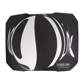 LogiLink Q1 Mate Gaming Mouse Pad XL – mikroaustinio audinio, neslystanti guminė bazė, susiūti kraštai, juodas stalo kilimėlis