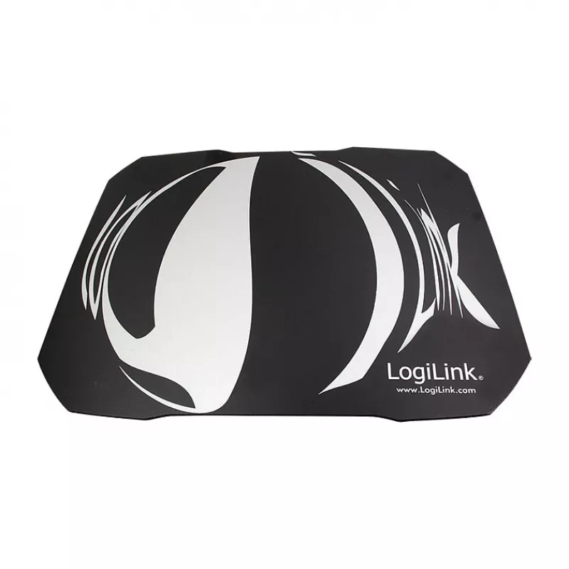 LogiLink Q1 Mate Gaming Mouse Pad XL – mikroaustinio audinio, neslystanti guminė bazė, susiūti kraštai, juodas stalo kilimėlis