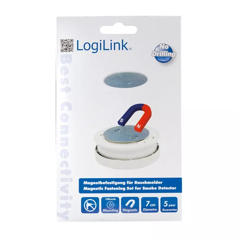 LogiLink SC0005 Magnetinis dūmų detektoriaus tvirtinimo rinkinys