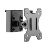 LOGILINK Slatwall pasukamas monitoriaus laikiklis, 13-27 colių, VESA 75/100, 8 kg, juodas