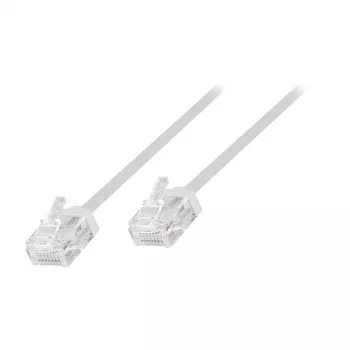 LogiLink Slim High-Flex Cat.6A U/UTP patch laidas, 5 m, baltas