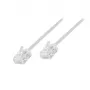LogiLink plonas itin lankstus tinklo kabelis, Cat. 6A, U/UTP, 0,15 m, baltas, 10 vnt. paketas (CQ3001U)