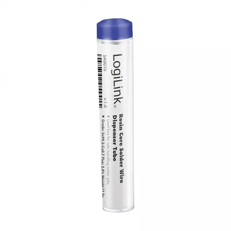 LogiLink litavimo viela, be švino, Sn99.3Cu0.7, 1 mm, 12.5 g dozavimo dėžutė
