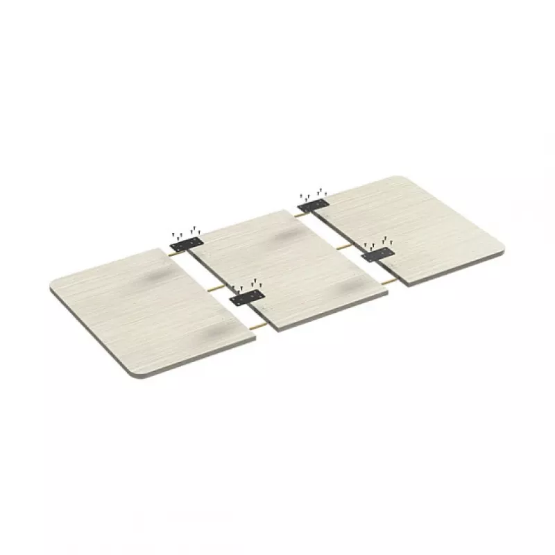 LogiLink stalviršis, 3 dalių pertvarinis, 1200x600mm, natūralaus medžio