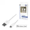 Logilink UA0199 Lightning laidas, MFi sertifikuotas, USB-A į Lightning 8 kontaktų, baltas, 1 m (greitas įkrovimas ir sinchronizavimas)