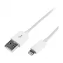 Logilink UA0199 Lightning laidas, MFi sertifikuotas, USB-A į Lightning 8 kontaktų, baltas, 1 m (greitas įkrovimas ir sinchronizavimas)