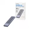 LogiLink UA0435 USB 3.2 Gen 2x2 SSD korpusas, M.2 NVMe/SATA, USB-C, 20 Gbps, pilka