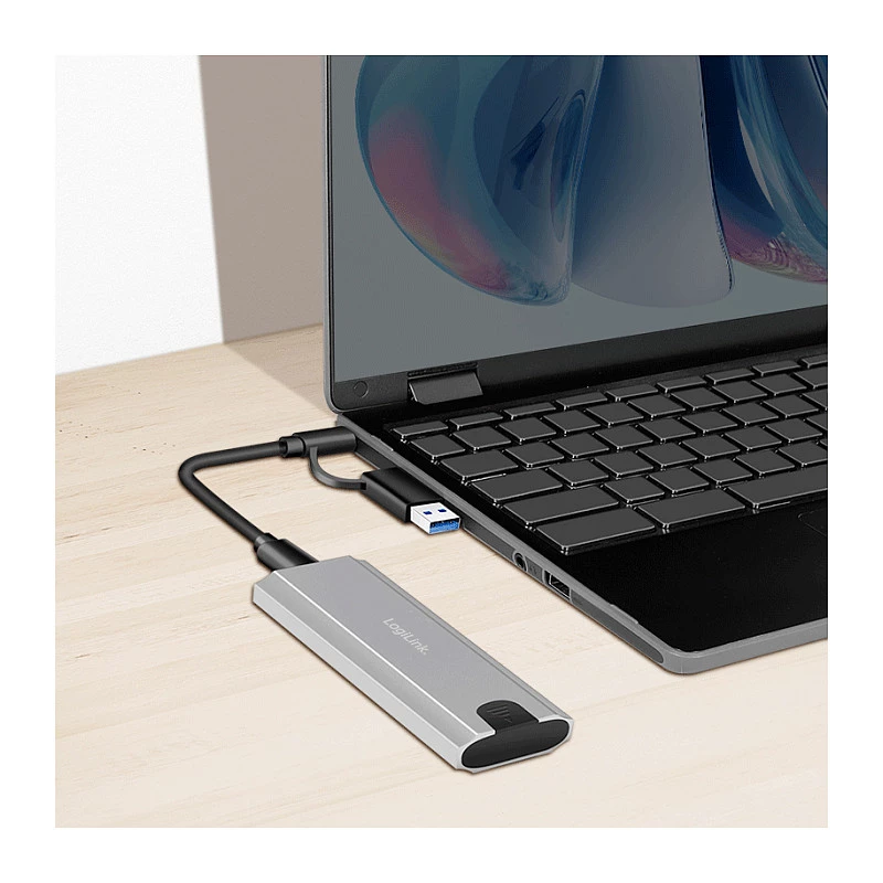 LogiLink UA0439 USB 3.2 Gen 2 SSD korpusas USB-C į PCIe NVMe