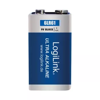 LogiLink Ultra Power šarminė 9V baterija, 1 vnt. lizdinė pakuotė