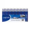LogiLink Ultra Power šarminės AAA baterijos, 8 vnt., 1,5 V, ilgaamžė galia, be gyvsidabrio