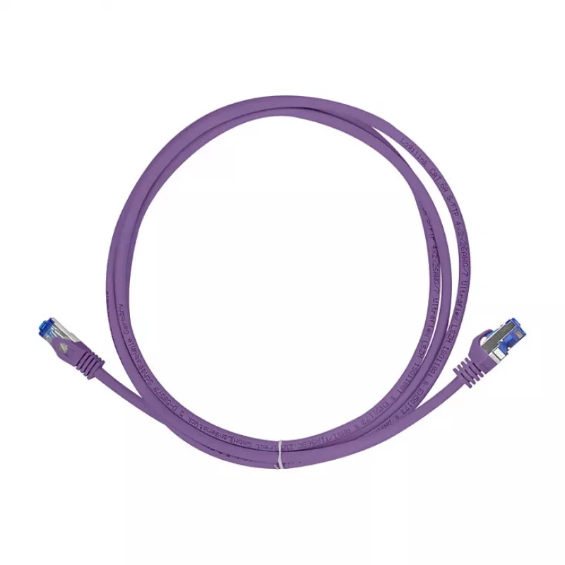 LogiLink Ultraflex Cat.6A S/FTP Patch Cable RJ-45 (M/M) – Violet 5 m – C6A079S