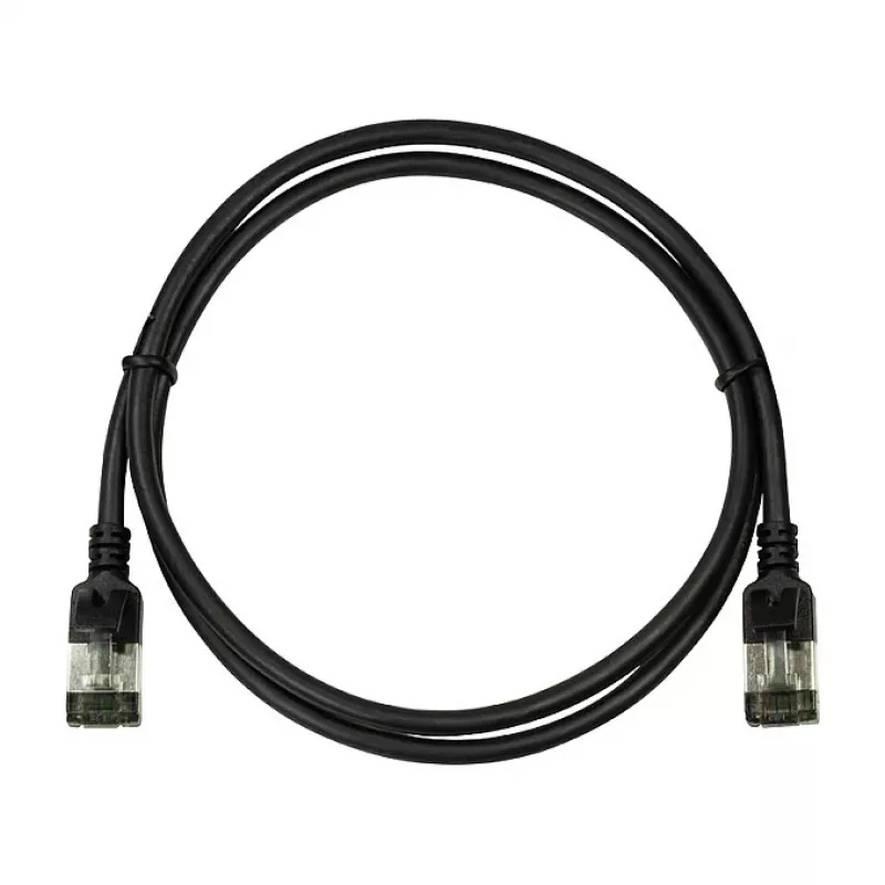 LogiLink Ultraflex SlimLine Cat6a S/FTP jungiamasis laidas, 2 m, juodas (CQ9053S)