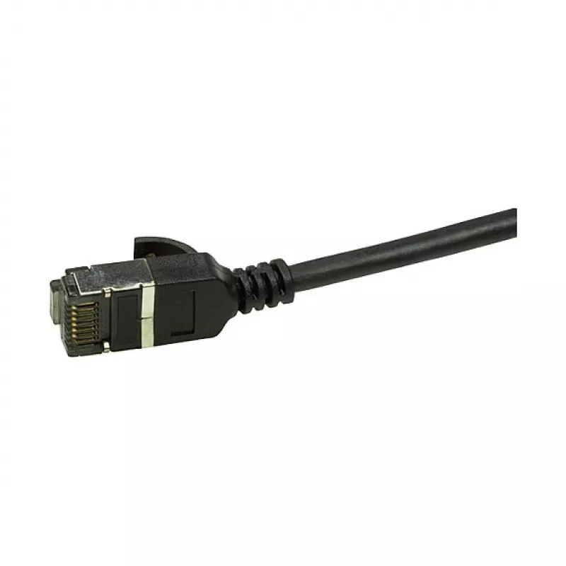 LogiLink Ultraflex SlimLine Cat6a S/FTP jungiamasis laidas, 2 m, juodas (CQ9053S)