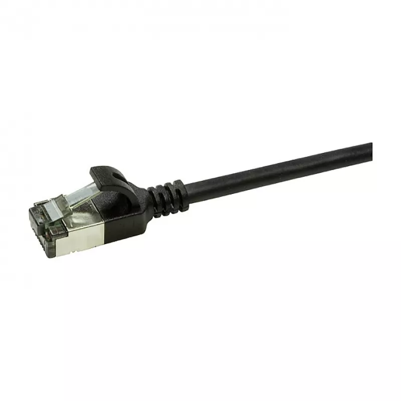LogiLink Ultraflex SlimLine Cat6a S/FTP jungiamasis laidas, 2 m, juodas (CQ9053S)