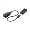 LOGILINK USB 2.0 Cat.5 ilgintuvas, 50 m, Pigtail, juodas