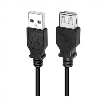 LogiLink CU0011B USB 2.0 ilginamasis laidas, USB-A kištukas į USB-A lizdą, juodas, 3 m