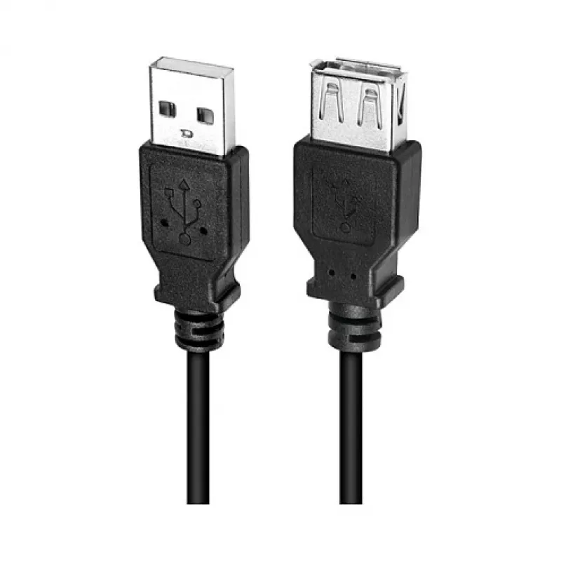 LogiLink CU0011B USB 2.0 ilginamasis laidas, USB-A kištukas į USB-A lizdą, juodas, 3 m