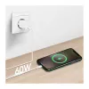 LogiLink USB 2.0 Type-C į Type-C laidas, 1 m, 60W Power Delivery, pintas nailonas, rožinė