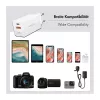 Logilink USB-A/C įkroviklis 65 W GaN, 1x USB-A (QC), 1x USB-C (PD), baltas