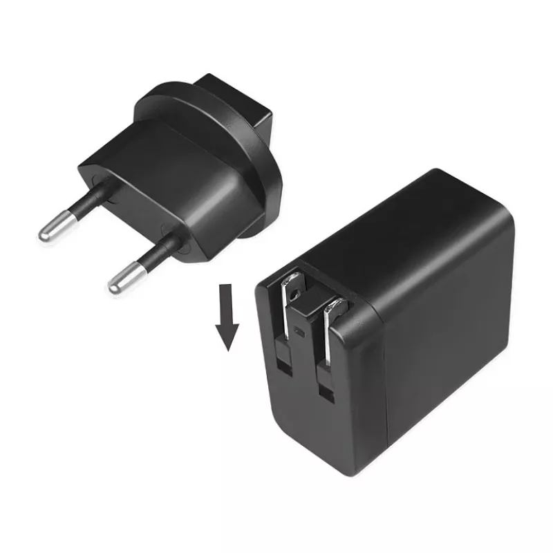 Logilink USB-A kelioninis įkroviklis, 18 W, GaN, 1 prievadas, 1x USB-A (QC), juodas