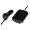 Logilink USB automobilinis įkroviklis, 2+2 prievadai, 24W, juodas