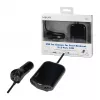 Logilink USB automobilinis įkroviklis, 2+2 prievadai, 24W, juodas