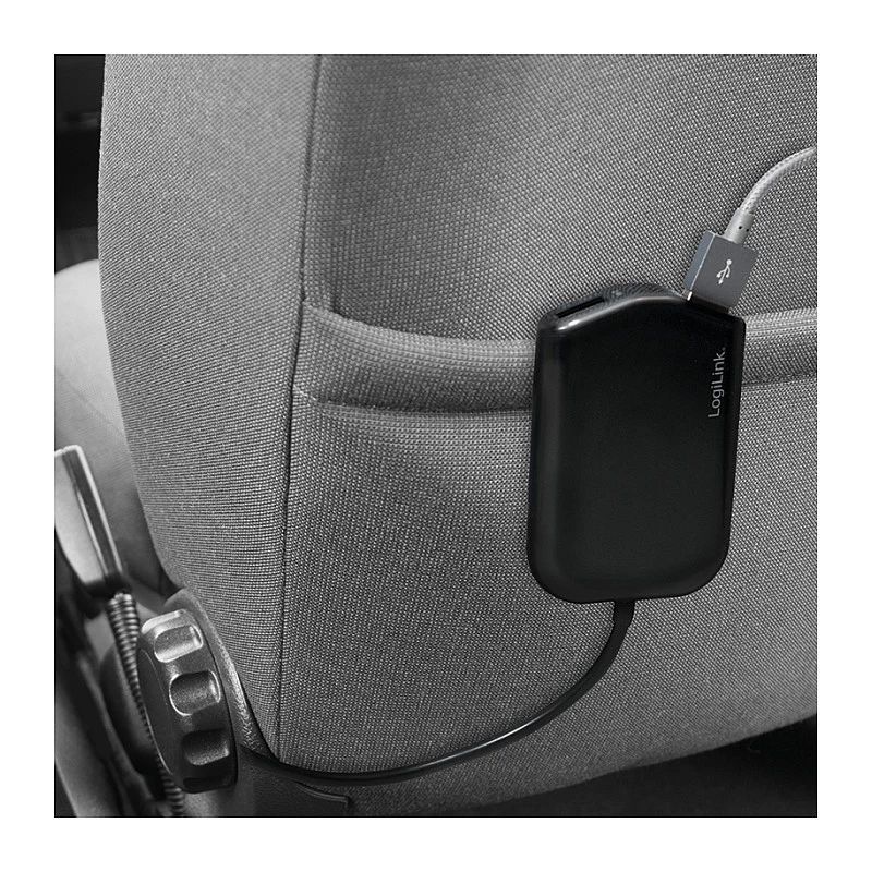 Logilink USB automobilinis įkroviklis, 2+2 prievadai, 24W, juodas