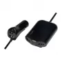Logilink USB automobilinis įkroviklis, 2+2 prievadai, 24W, juodas