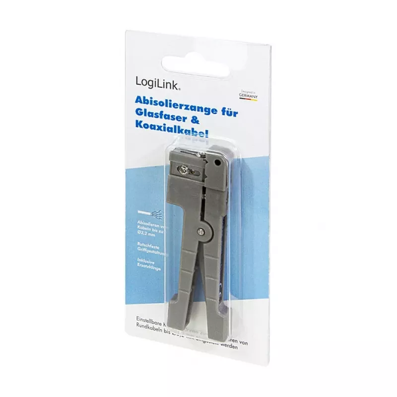 LOGILINK WZ0063 universalus kabelių nuėmimo įrankis optiniam, koaksialiniam ir variniam kabeliui iki 3,2 mm