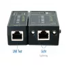 LOGILINK WZ0080 LAN kabelių testeris ir PoE ieškiklis su magnetu, žibintuvėliu, apšviestu LCD, 300 m atstumu